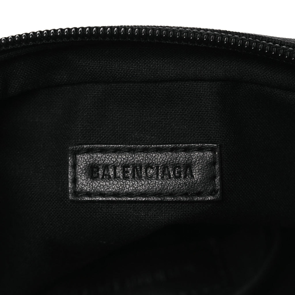 Nylon Logo Explorer Crossbody Messenger Bag Black