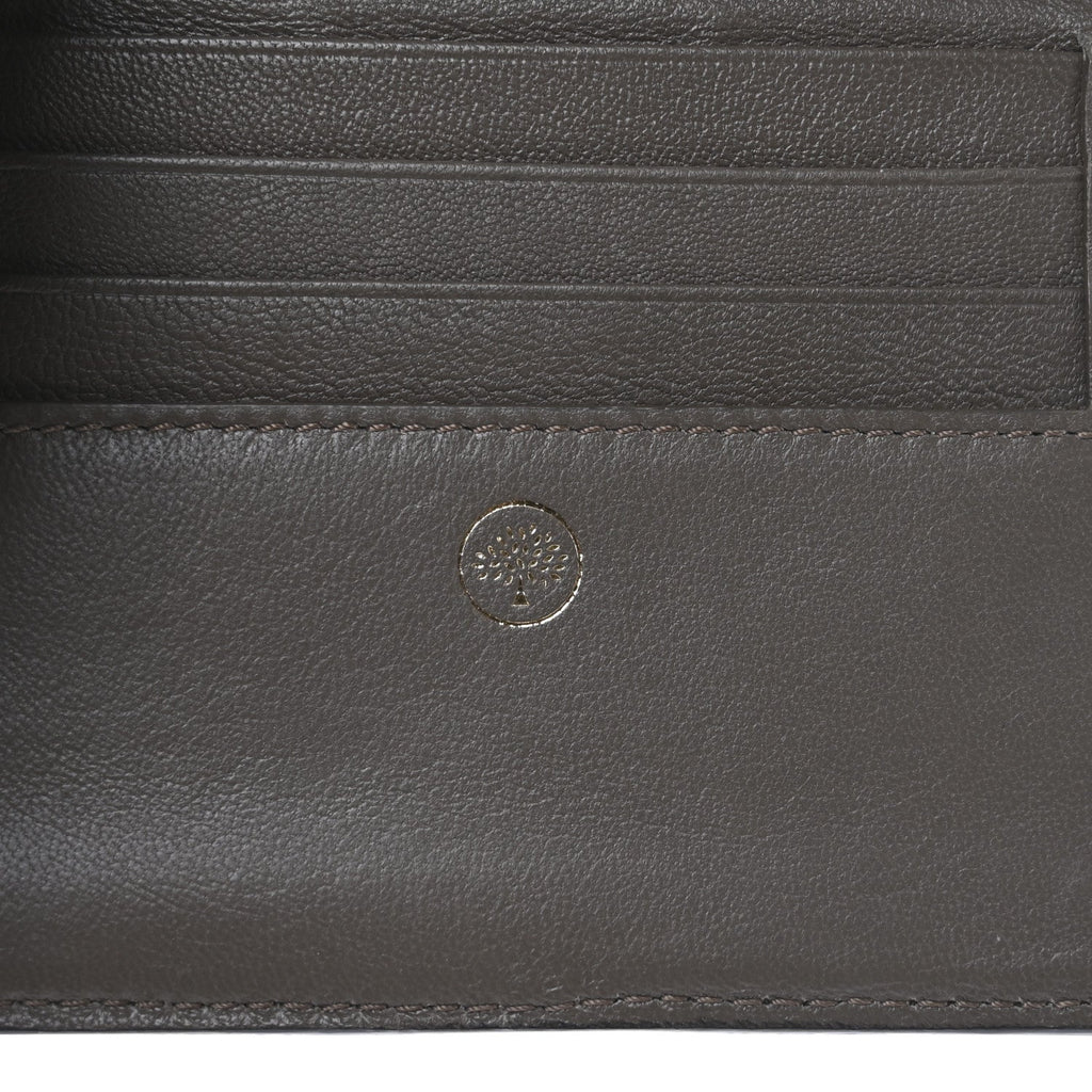 Classic Grain Tri-fold Wallet Grey