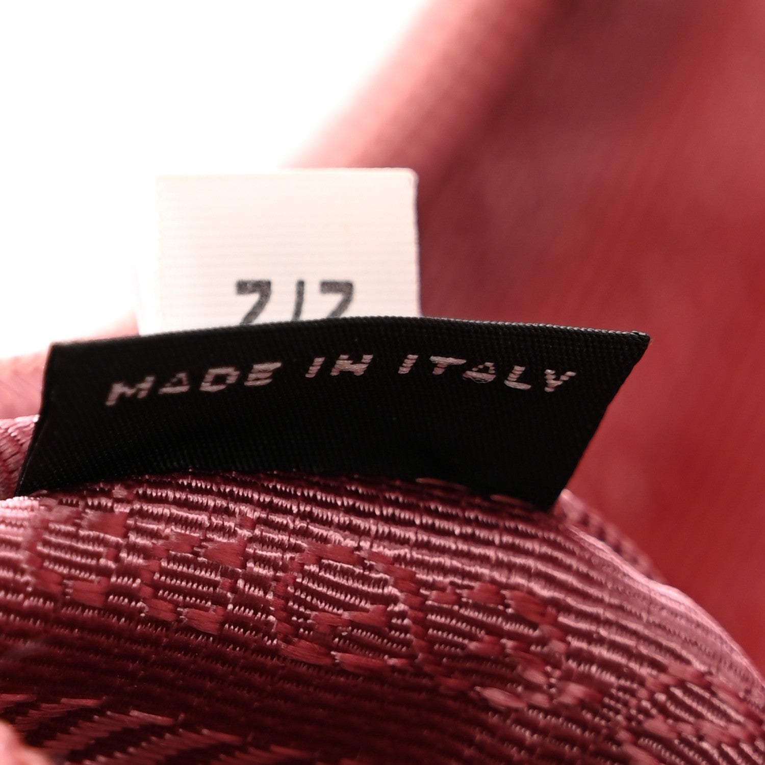Tessuto Nylon Saffiano Mini Re-Edition 2000 Bag Rosa