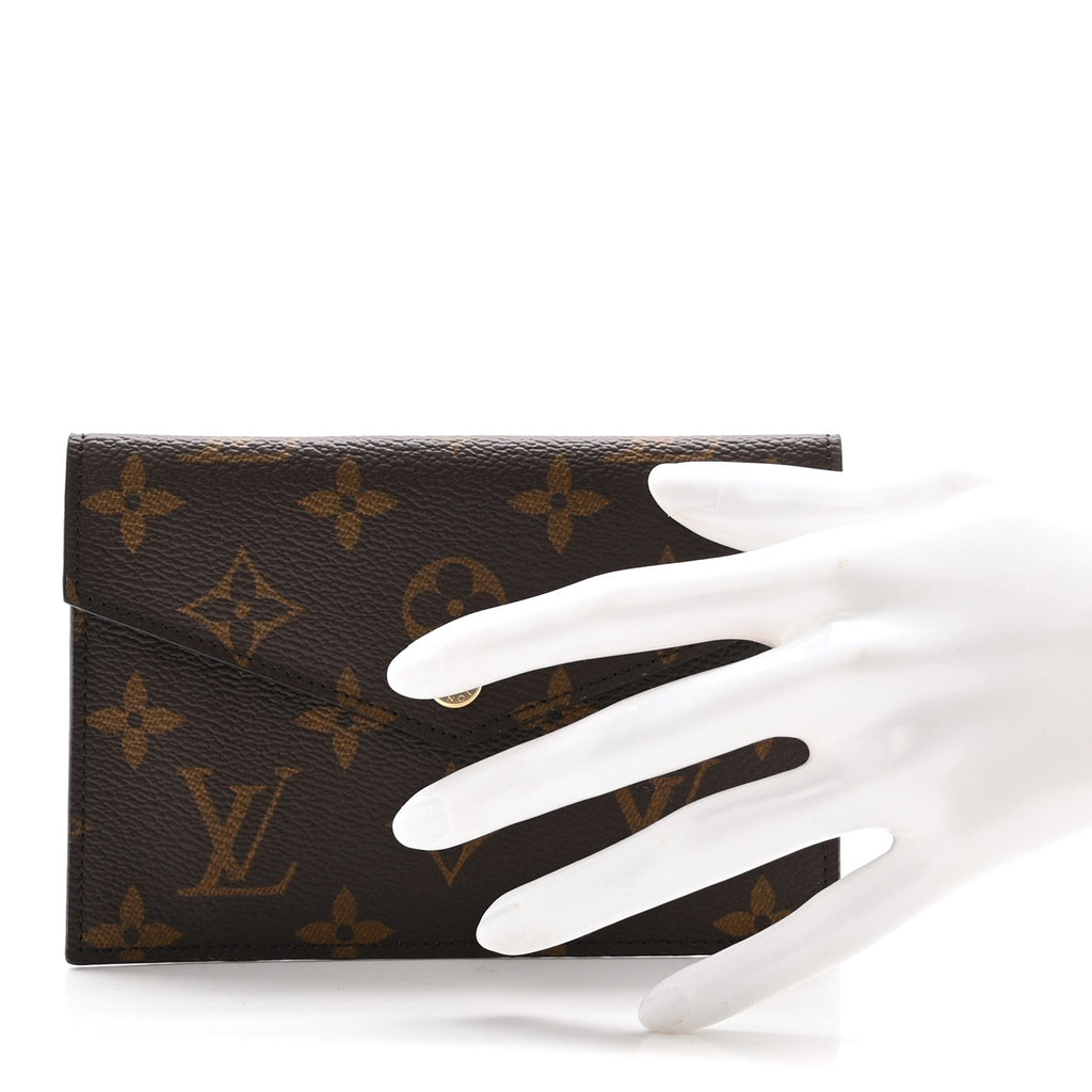 Monogram Daily Organizer Envelope Insert Black
