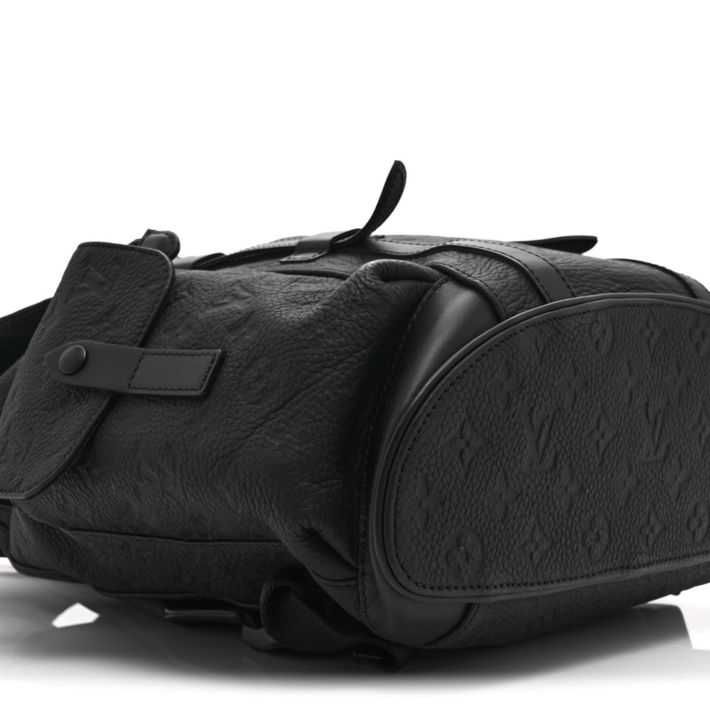 Taurillon Monogram Christopher PM Backpack Black