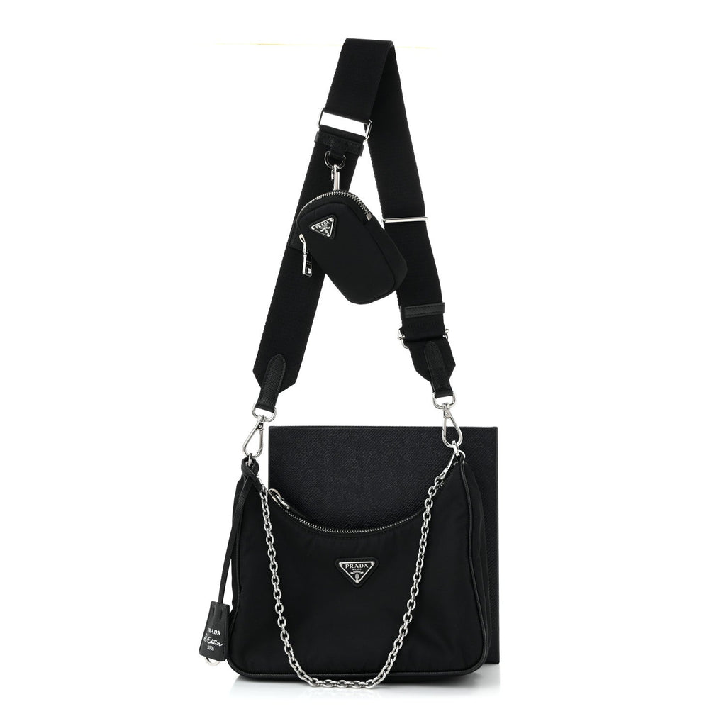 Nylon Re-Edition 2005 Shoulder Bag Black