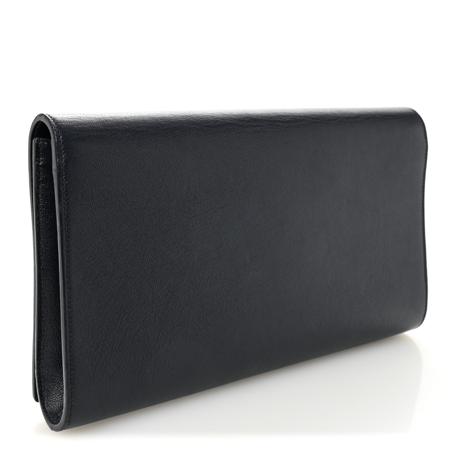 Calfskin Monogram Large Belle De Jour Clutch Navy