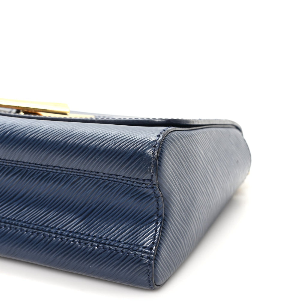 Epi Twist Shoulder Bag MM Indigo