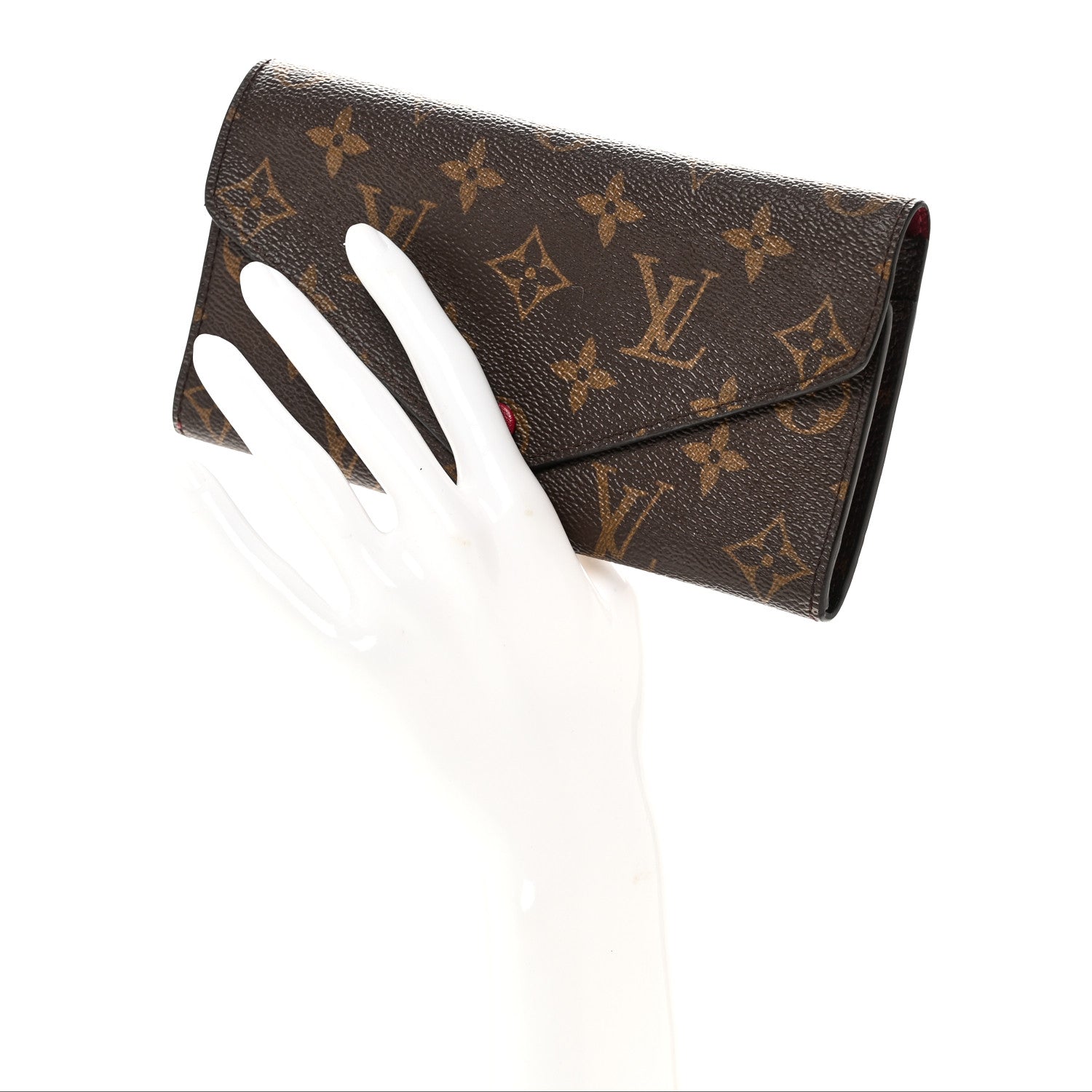 Monogram Josephine Wallet Fuchsia