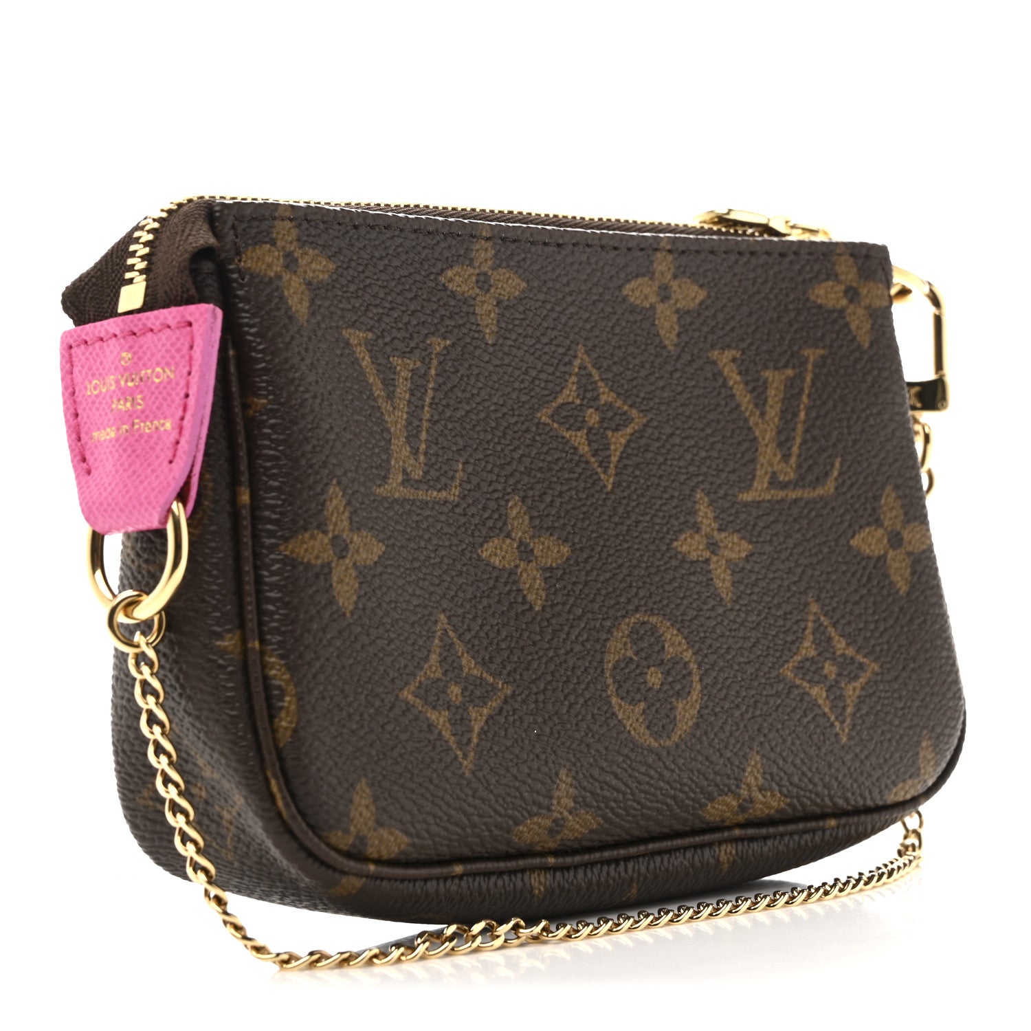 Monogram 2022 Christmas Animation Seoul Mini Pochette Accessories Fuchsia