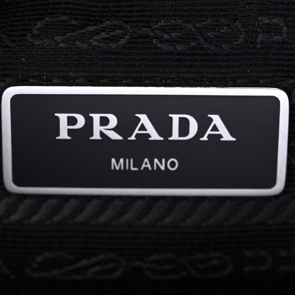 Re-Nylon Saffiano Re-Edition 2000 Double Zip Crossbody Bag Black