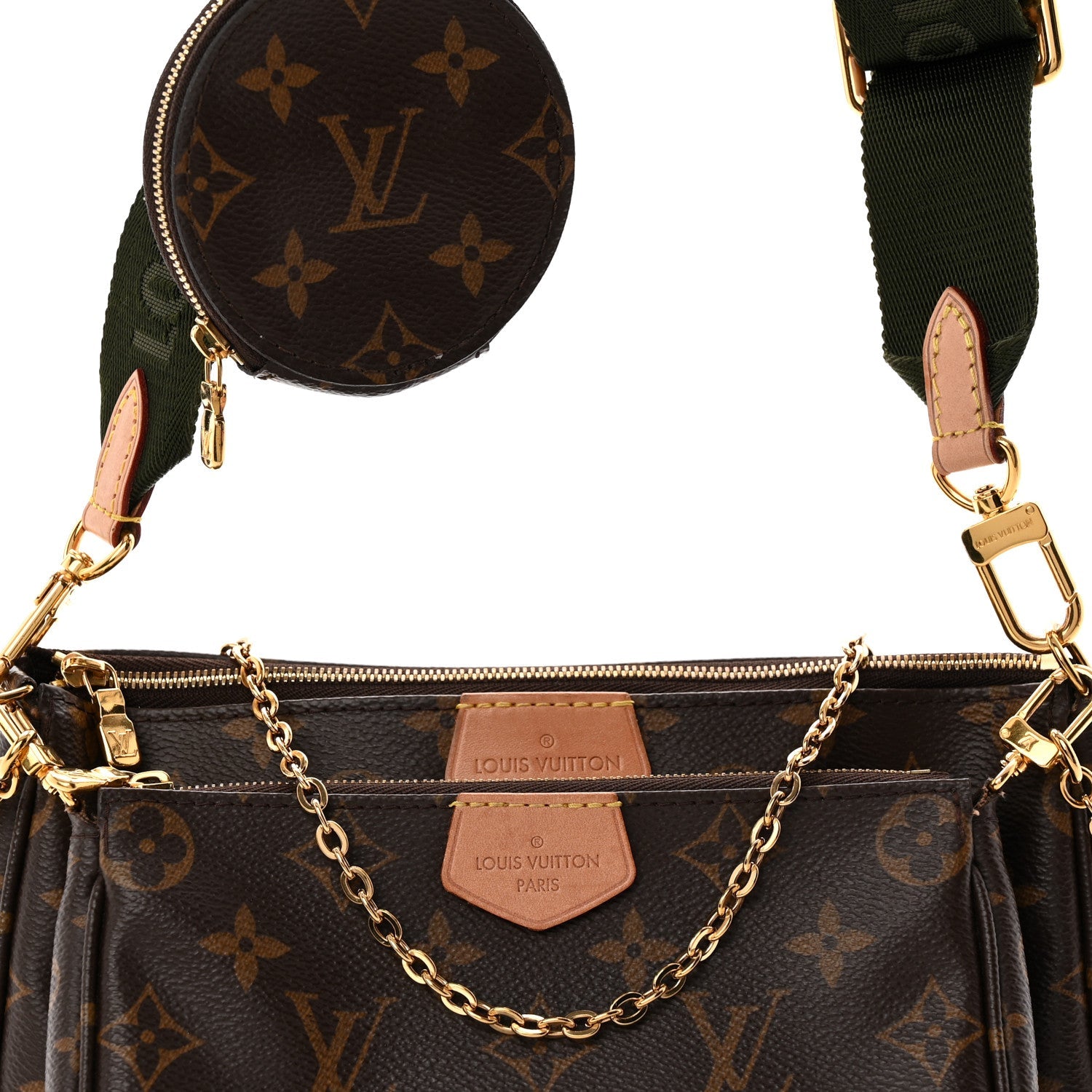 Monogram Multi Pochette Accessories Kaki