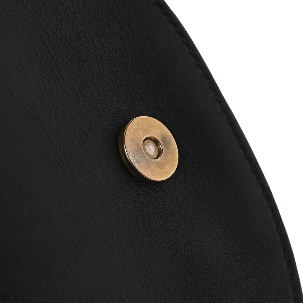 Calfskin Small Nile Bracelet Minaudiere Bag Black