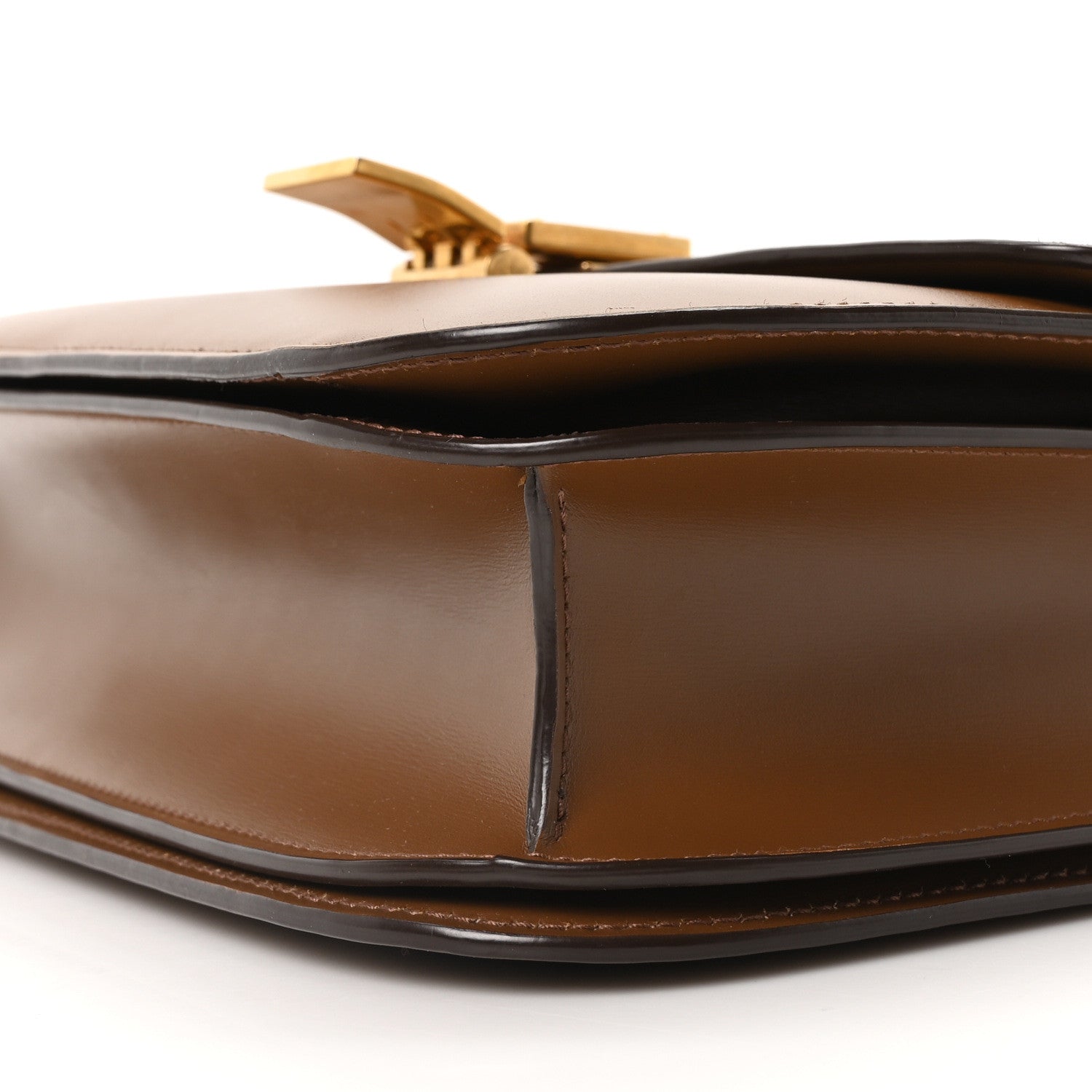Calfskin Medium Classic Box Flap Bag Light Camel