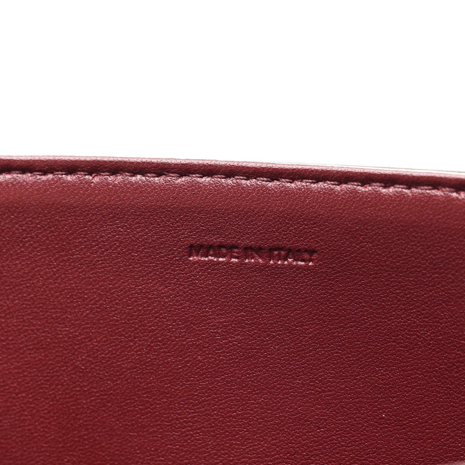 Shiny Calfskin Medium Triomphe Light Burgundy