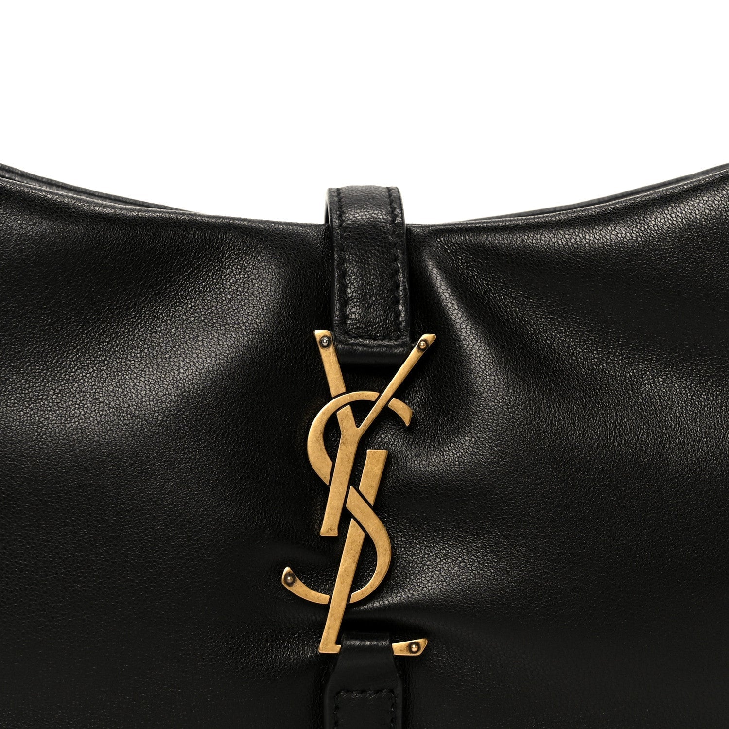 Padded Lambskin Le 5 A 7 Hobo Black