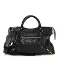 Agneau Classic Gold Hardware City Black