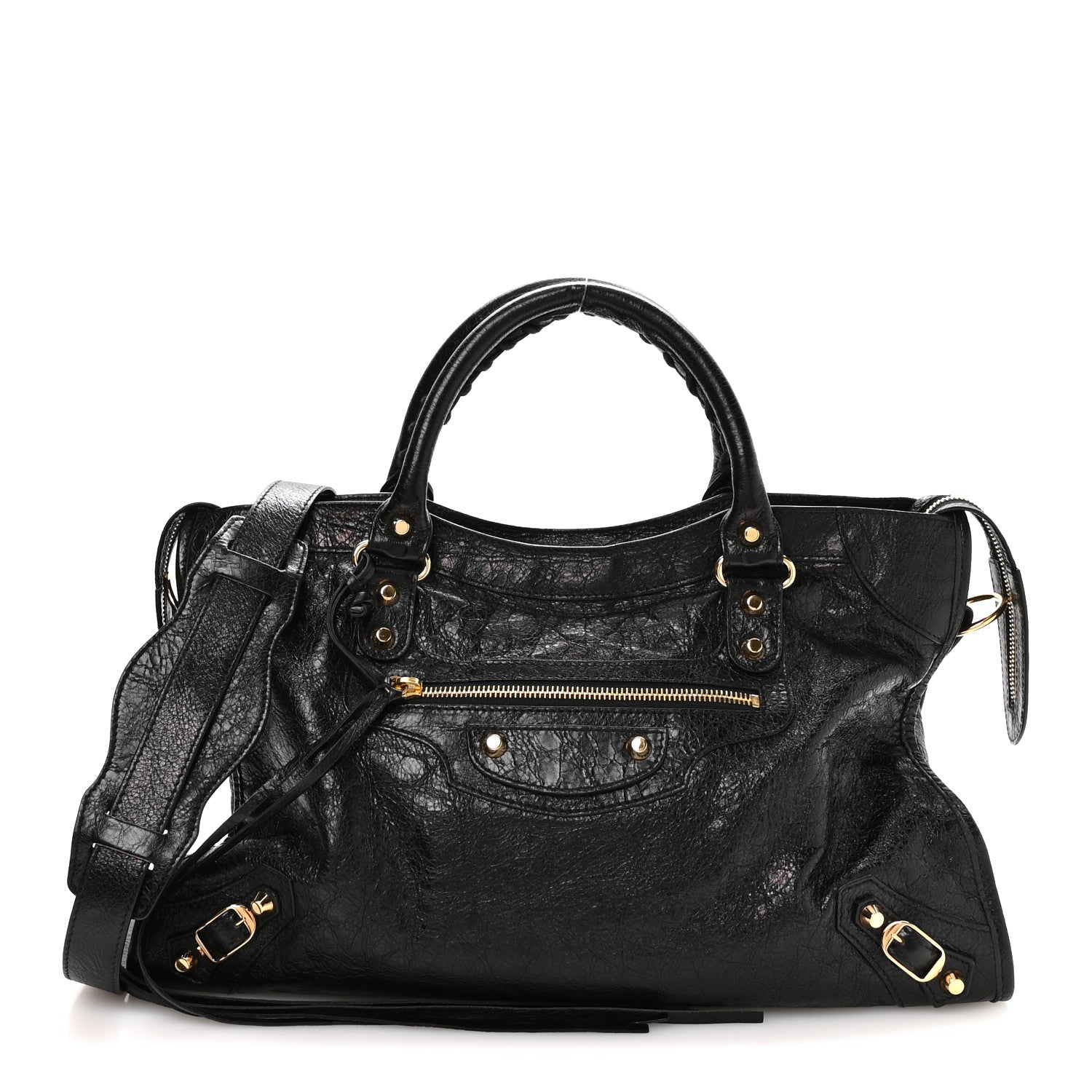Agneau Classic Gold Hardware City Black