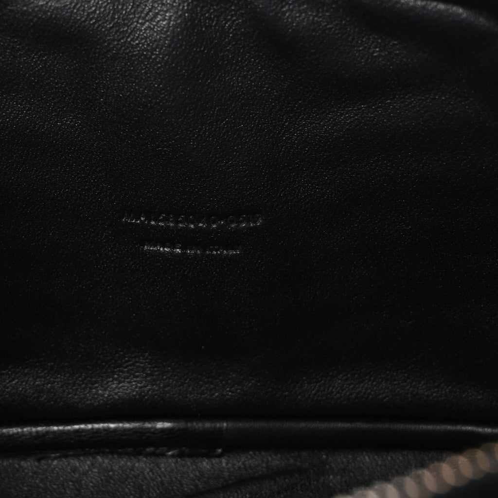 Grain De Poudre Matelasse Monochrome Monogram Mini Lou Camera Bag Black
