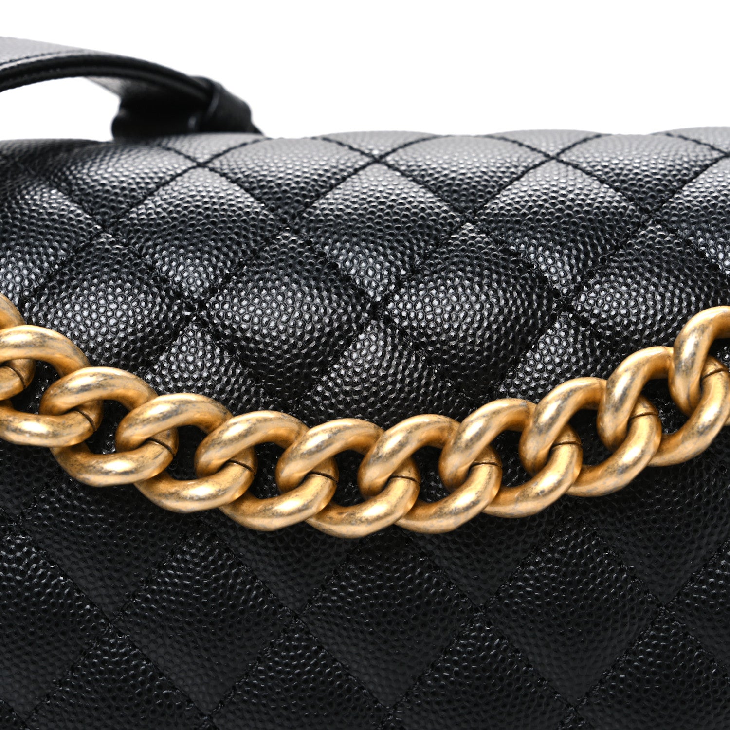 Caviar Quilted New Medium Boy Flap Black