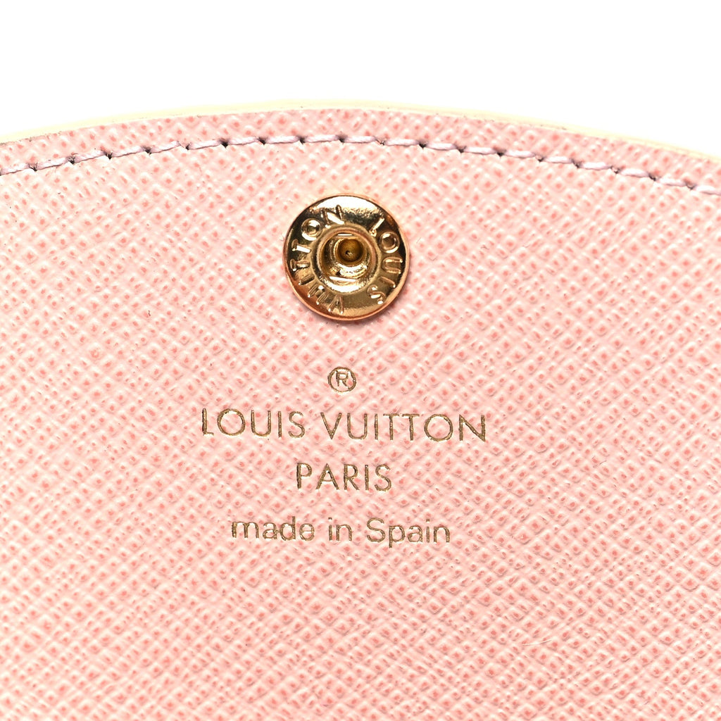Damier Azur Rosalie Coin Purse Rose Ballerine