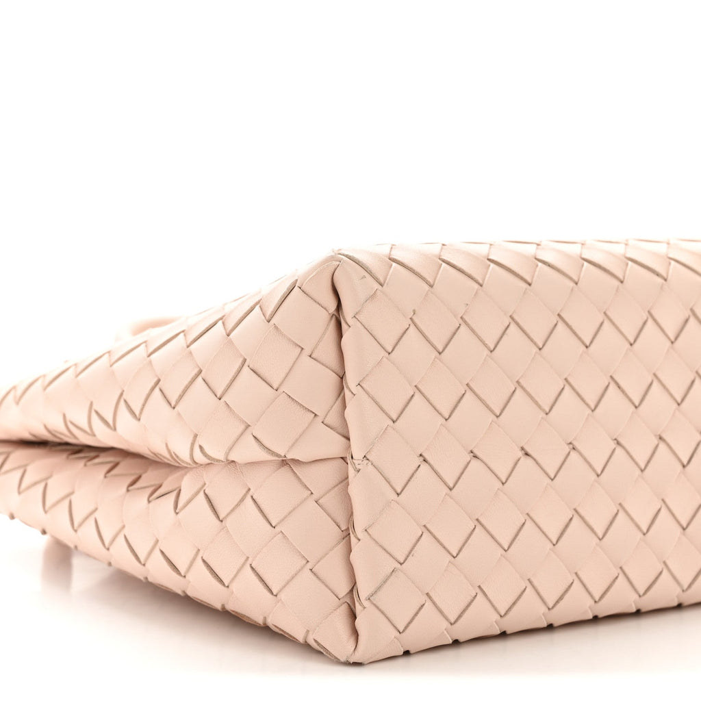 Nappa Intrecciato Medium Andiamo Shoulder Bag Lotus