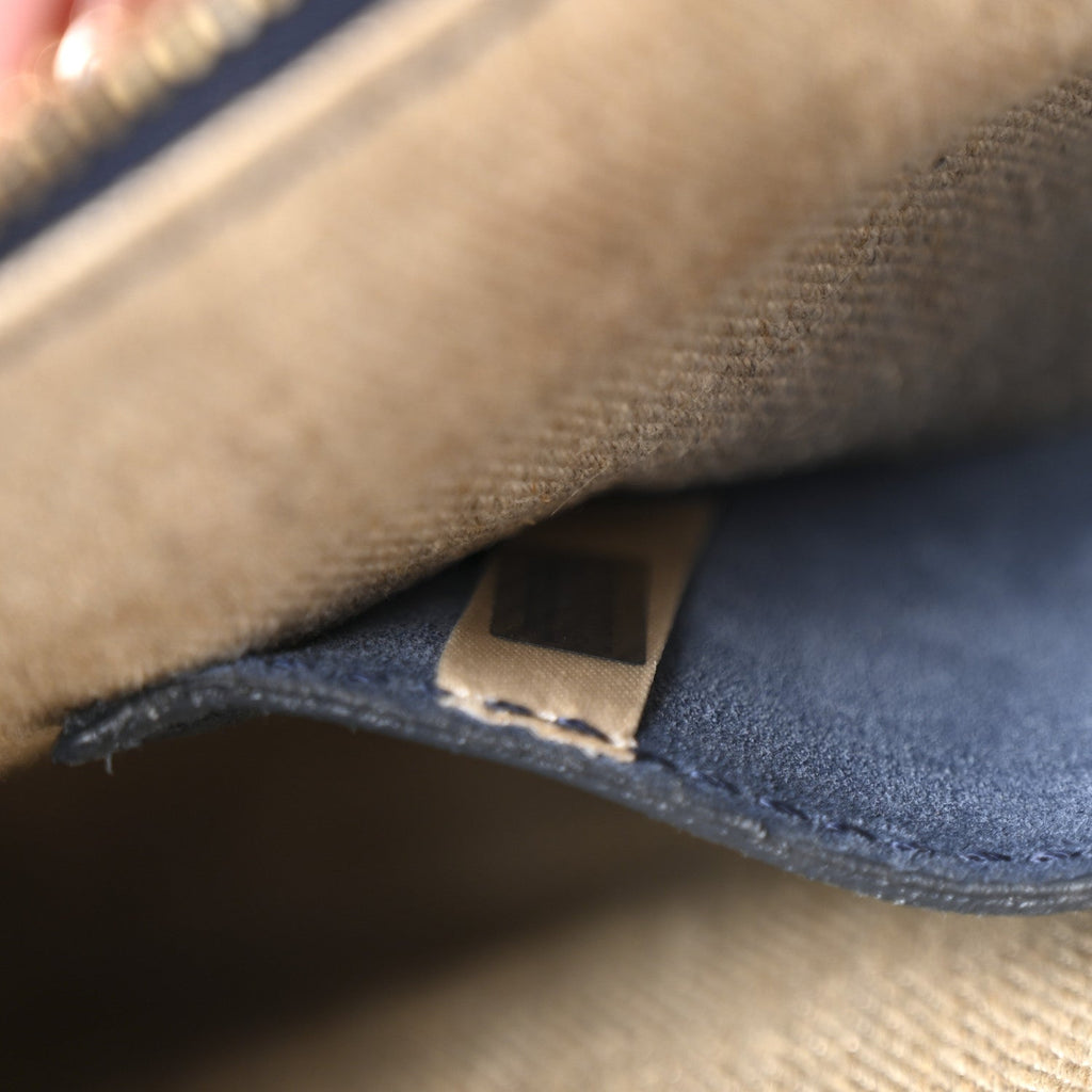 Denim Small Marcie Saddle Bag Blue
