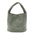 Nappa Woven Hobo Aloe