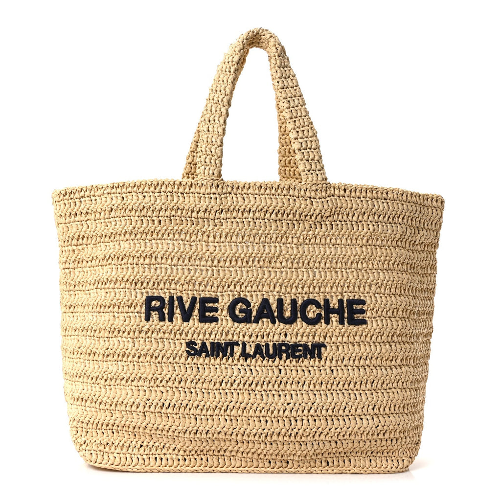 Raffia Rive Gauche Tote Natural