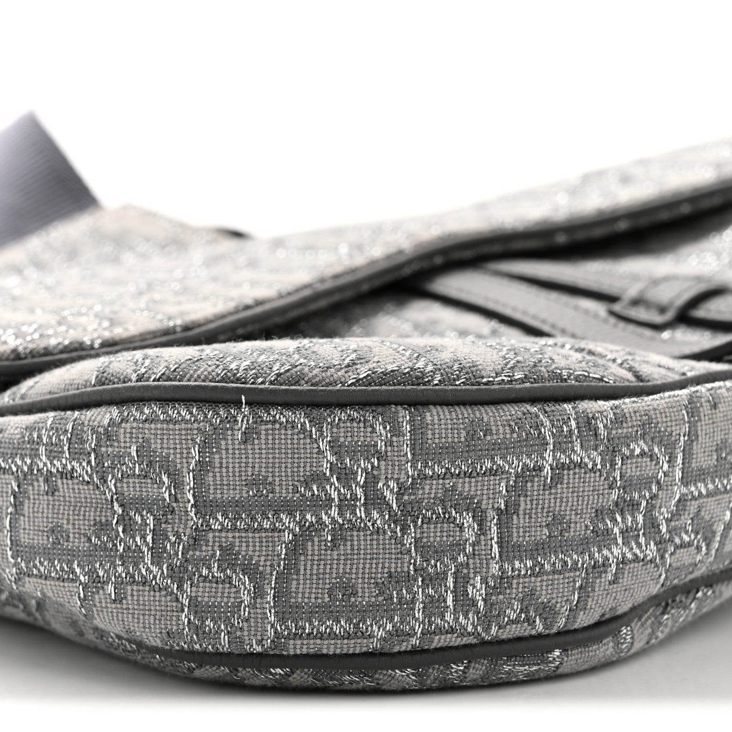 Oblique Mens Saddle Bag Grey