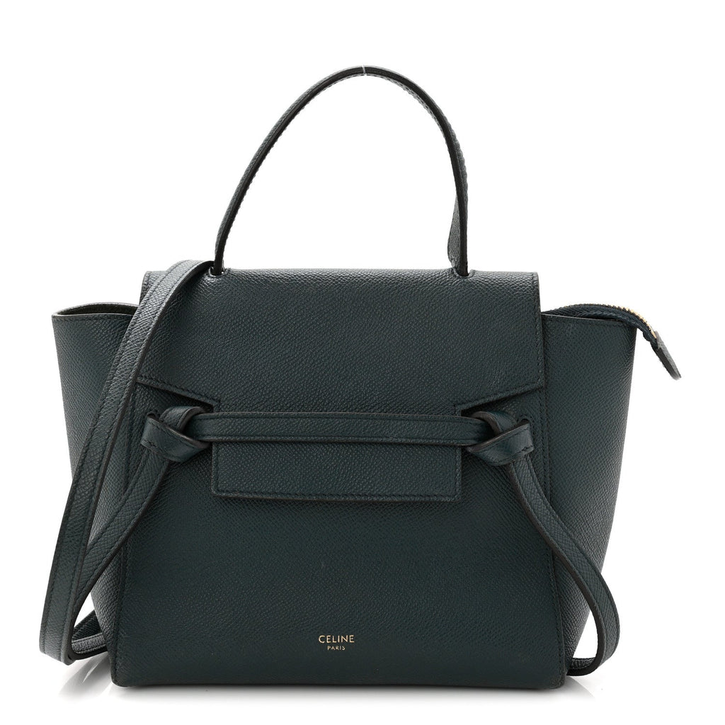 Grained Calfskin Nano Belt Bag Amazone
