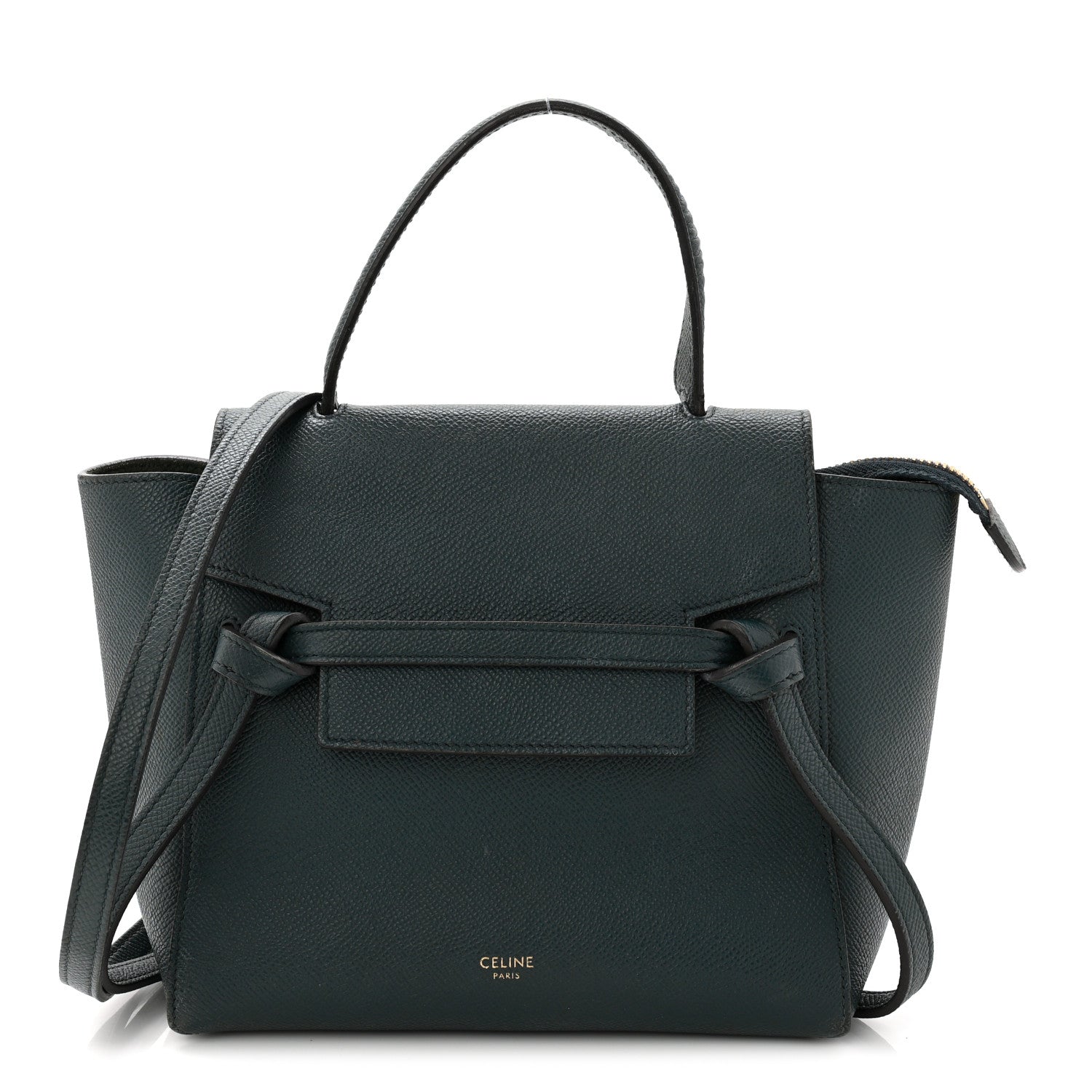 Grained Calfskin Nano Belt Bag Amazone