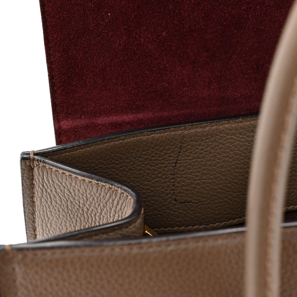 Small Classic Grain Calfskin Seaton Clay