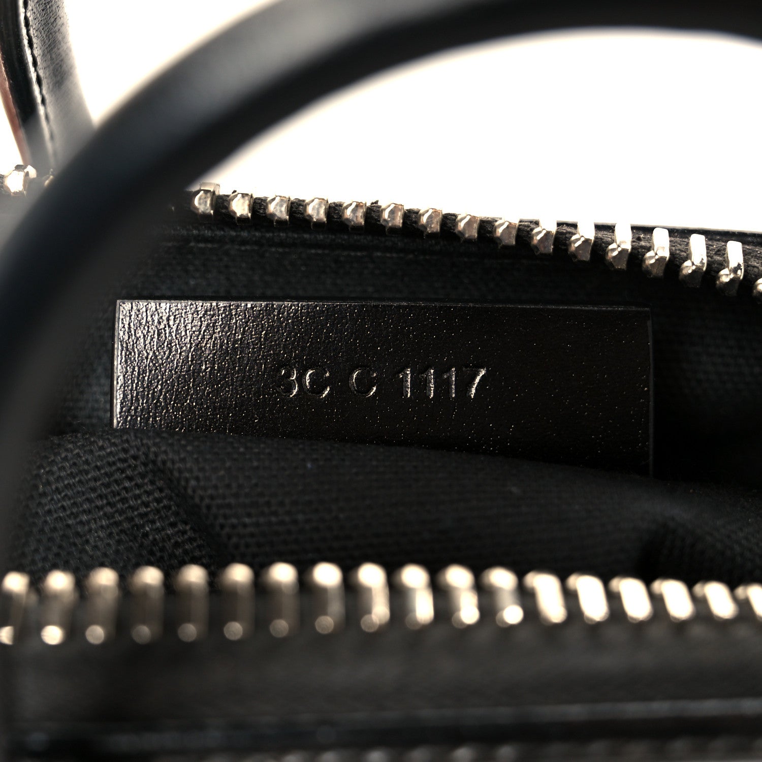 Shiny Lord Calfskin Mini Antigona Black