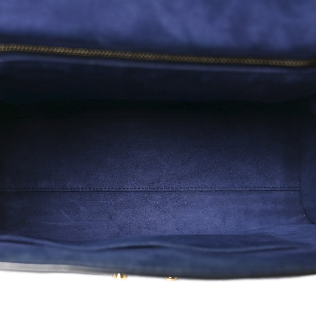 Calfskin Dioraddict Top Handle Navy Blue