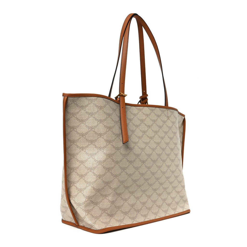 Lauretos Nappa Medium Himmel Shopper Tote Oatmeal