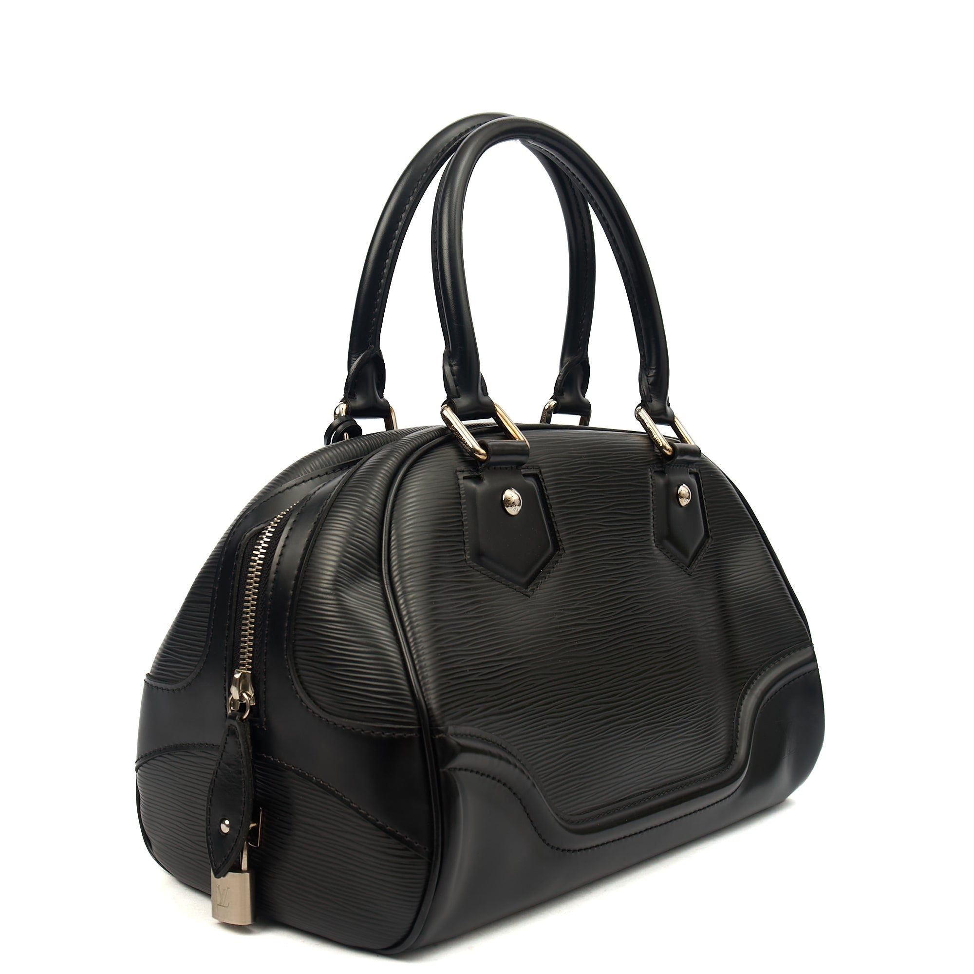 Louis Vuitton Tote Montaigne MM in Black, Epi Leather