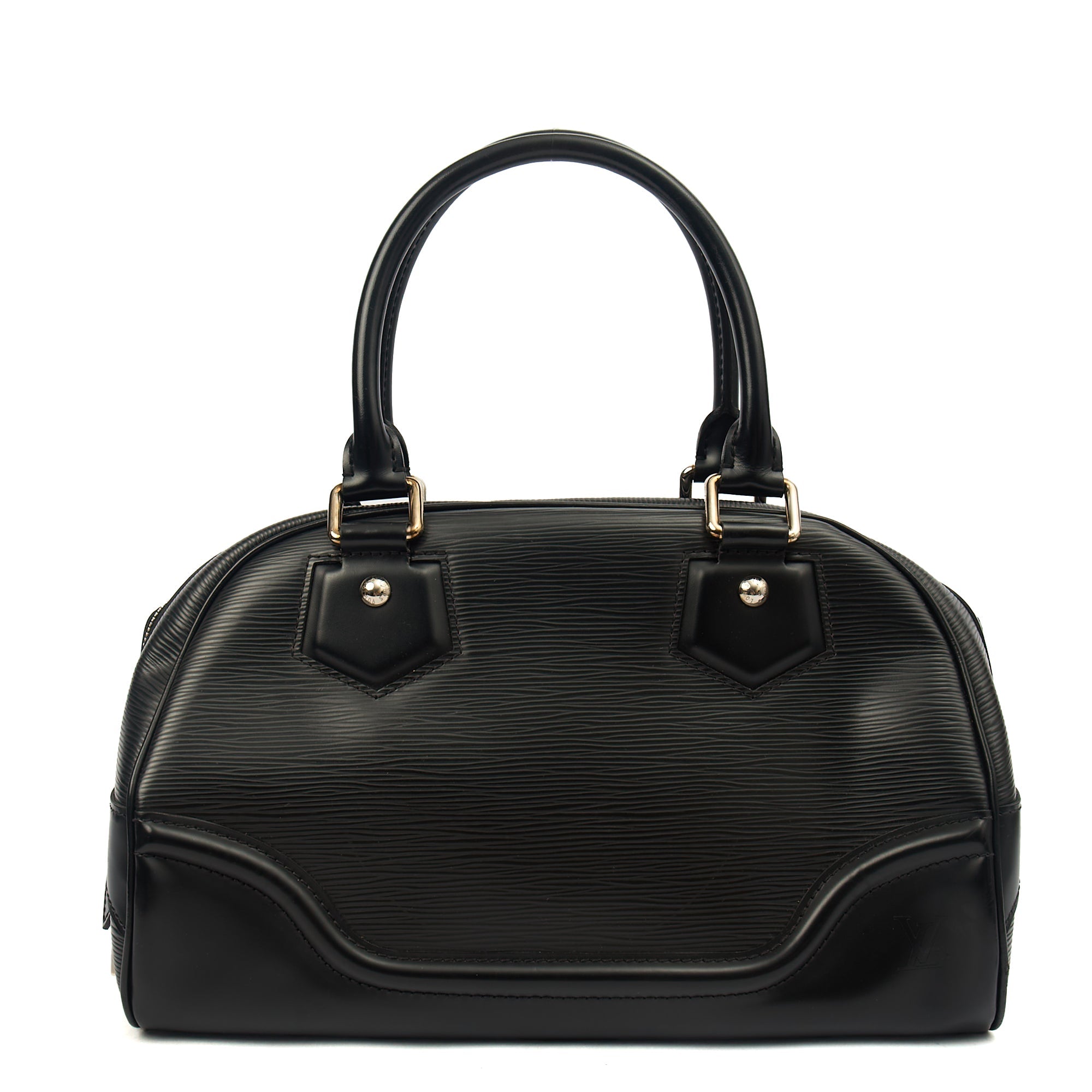 Louis Vuitton Tote Montaigne MM in Black, Epi Leather