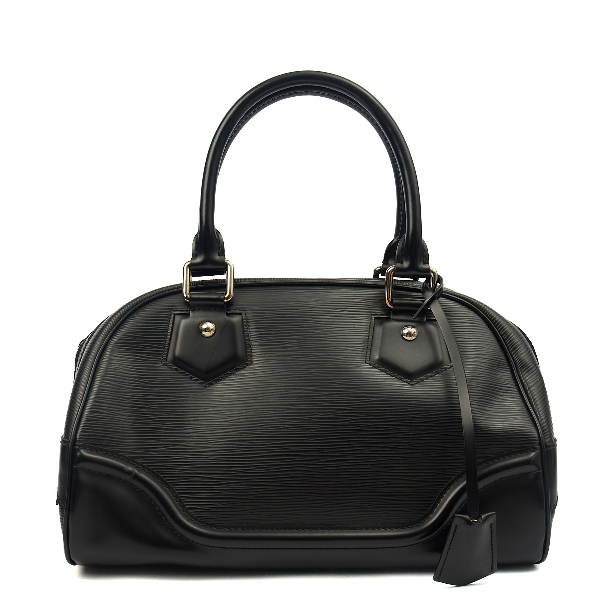 Louis Vuitton Tote Montaigne MM in Black, Epi Leather