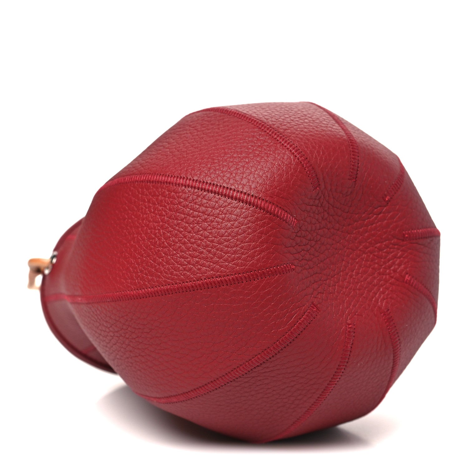Taurillon Clemence Petit H Bitter Apple Bag Rouge H