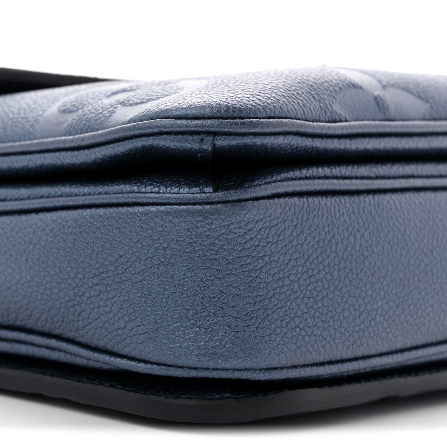 Metallic Empreinte Monogram Giant Pochette Metis Navy Nacre