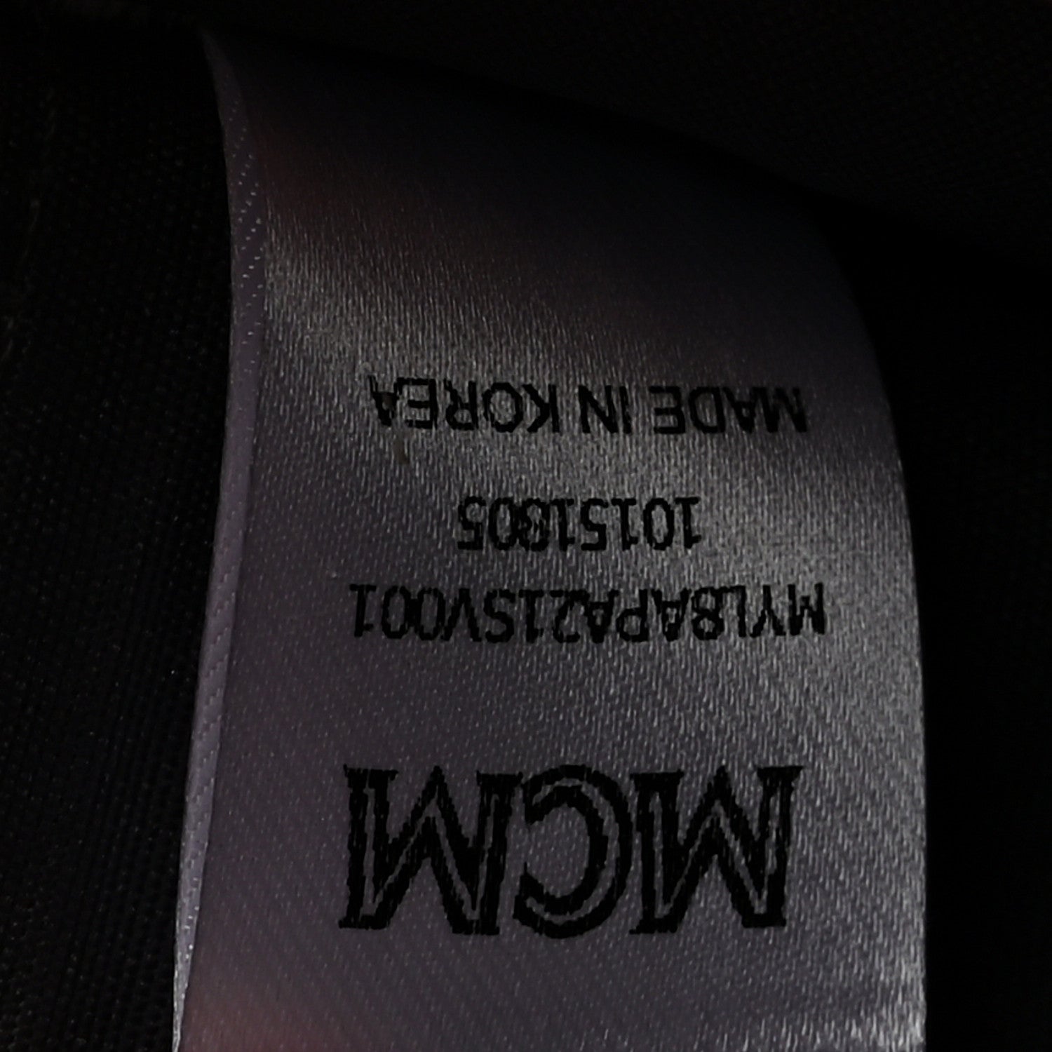 Metallic Monogram Patent Large Zip Around Wallet Silver