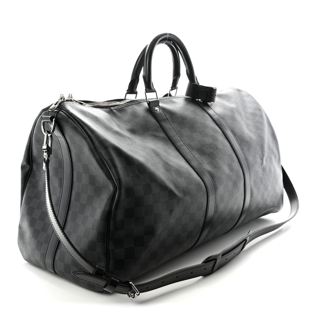 Damier Graphite Keepall Bandouliere 55