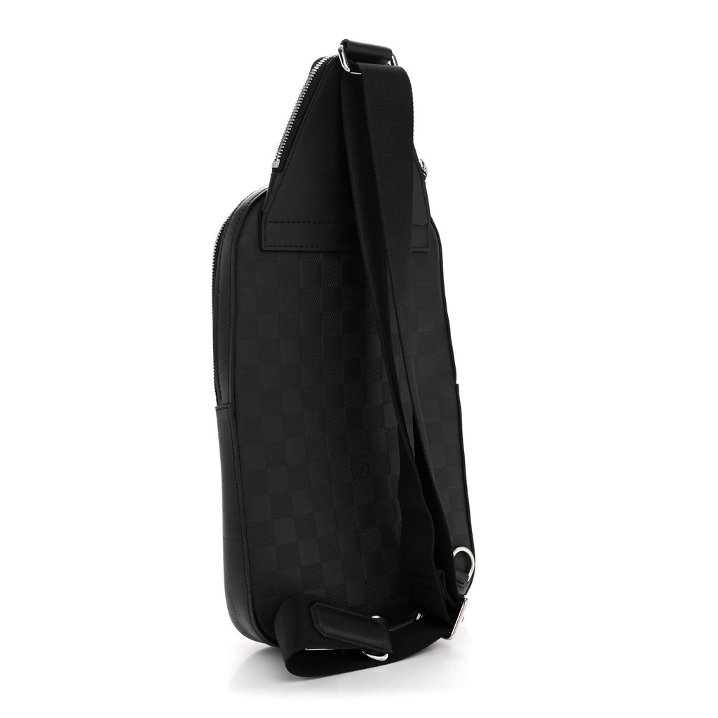 Damier Infini Avenue Sling Bag NM Onyx