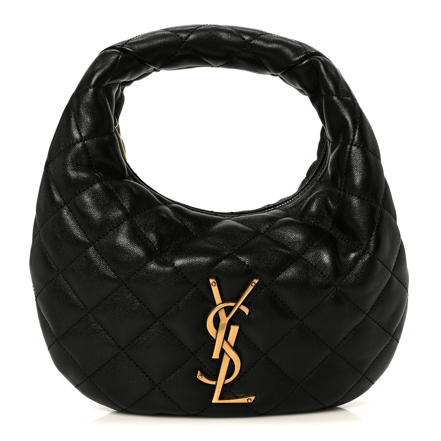 Lambskin Quilted Icarino Bag Black