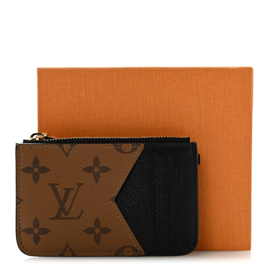 Reverse Monogram Zipped Romy  Holder