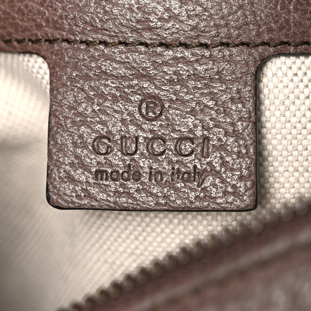 GG Supreme Monogram Web Small Ophidia Messenger Bag Brown