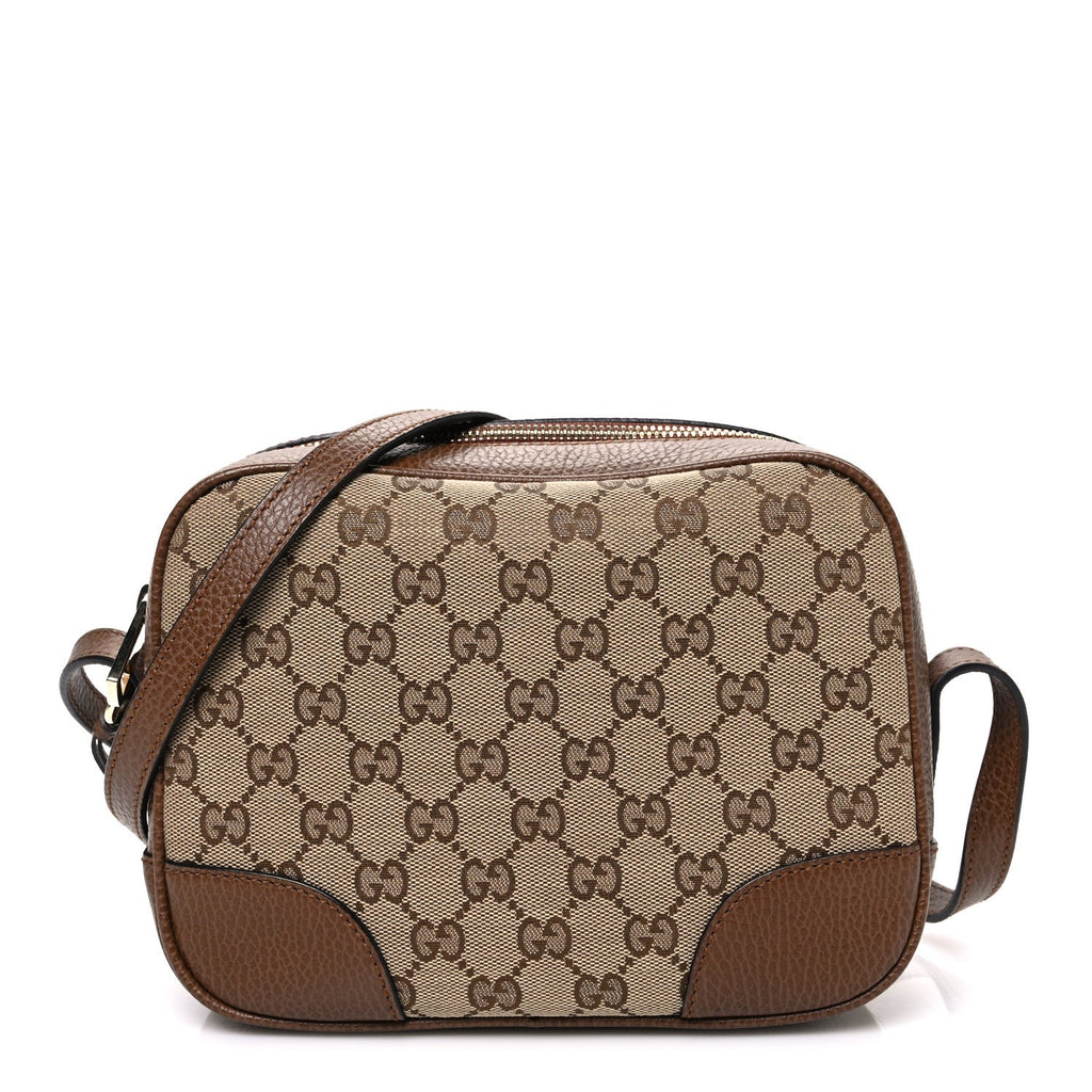 Monogram Mini Bree Messenger Bag Beige Tabacco