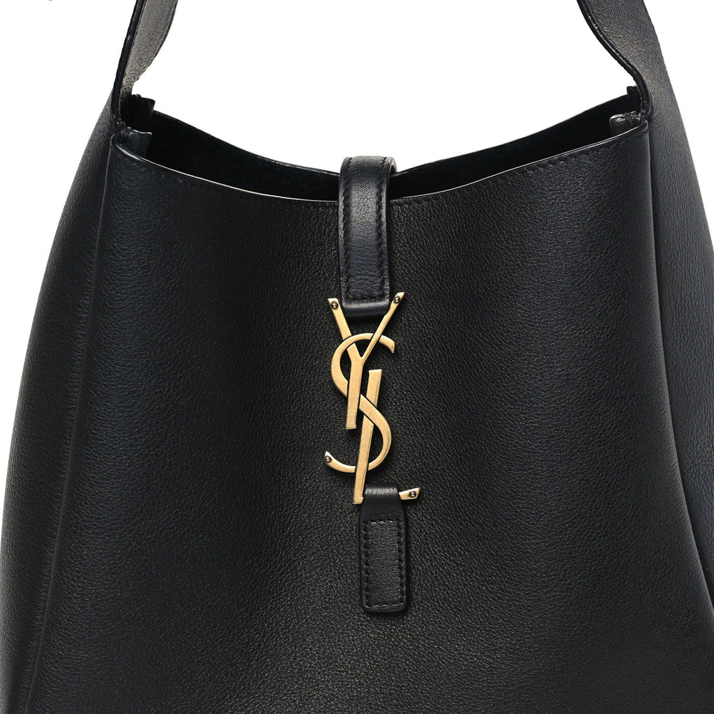 Smooth Calfskin Small Le 5 A 7 Soft Hobo Black