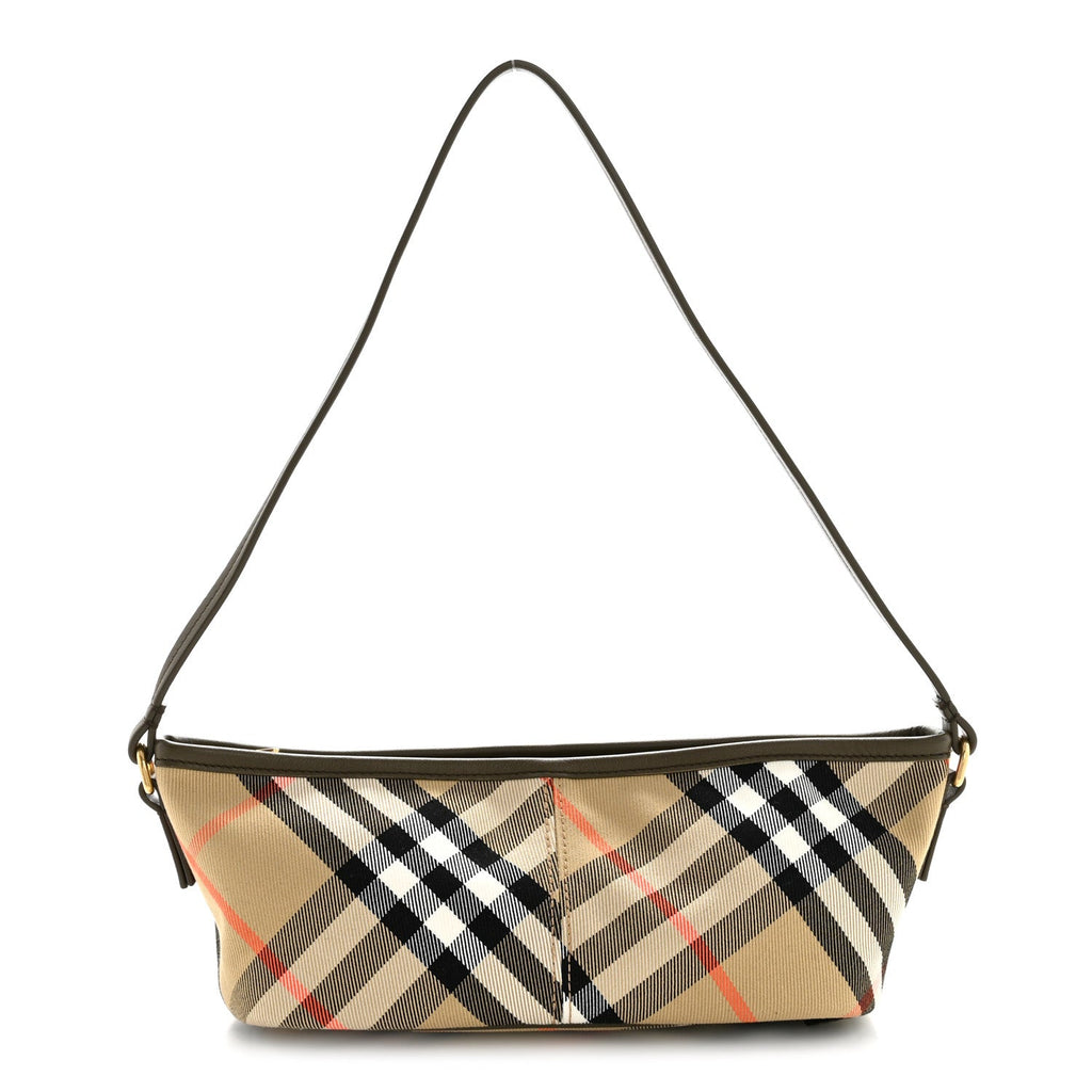 Vintage Check Lambskin Mini Shoulder Bag Sand