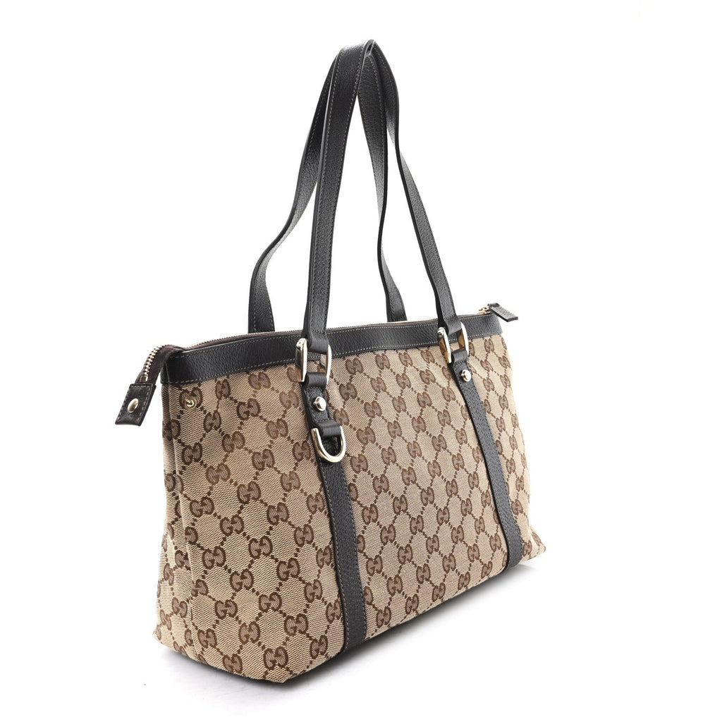 Monogram Medium Abbey Tote Brown