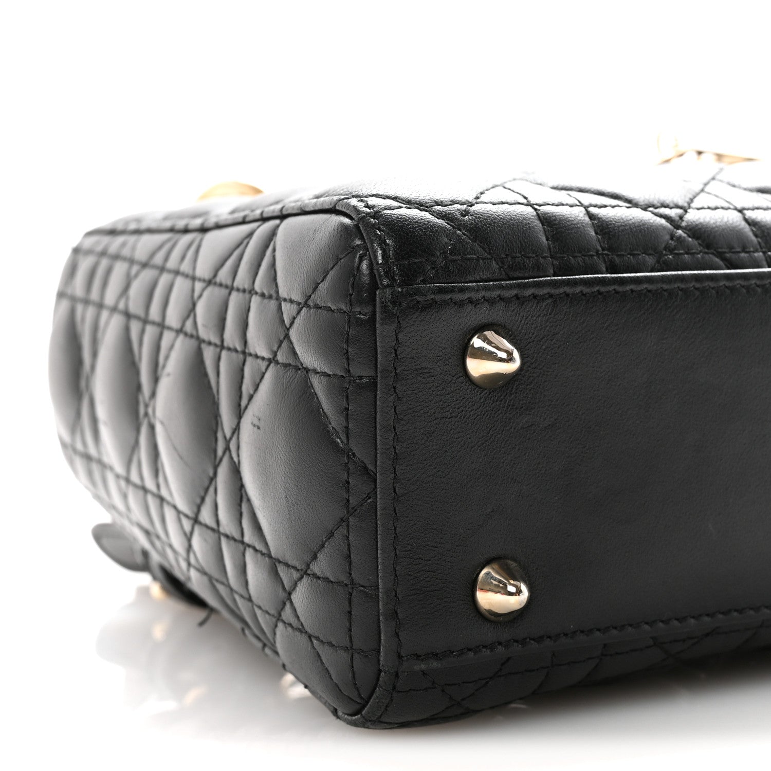 Lambskin Cannage Small My ABCDior Lady Dior Black