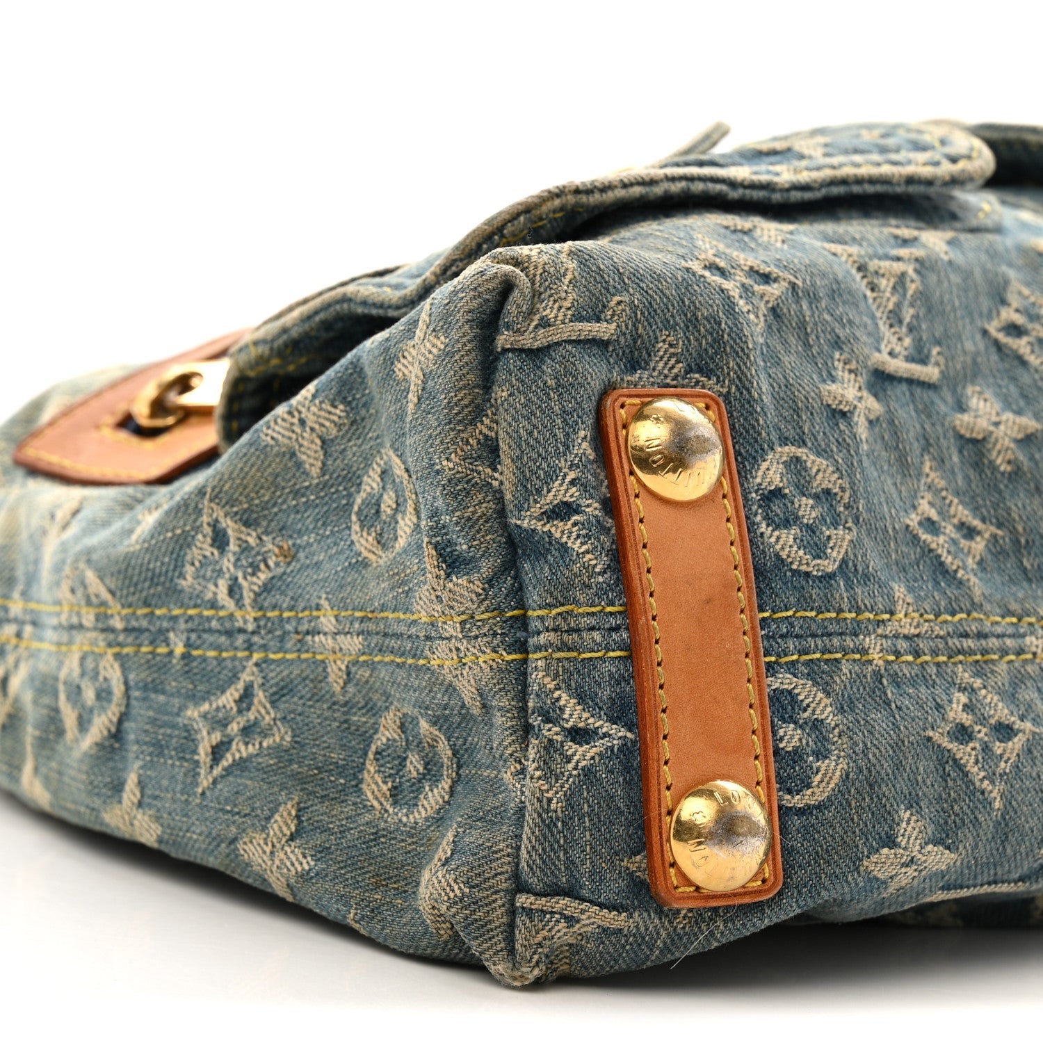 Monogram Denim Baggy PM Blue
