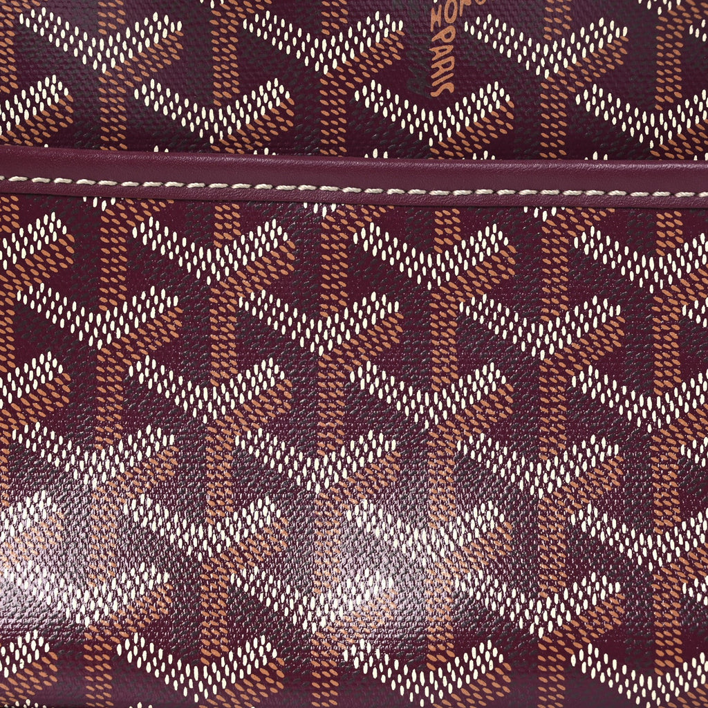 Goyardine Sac Cap Vert Burgundy